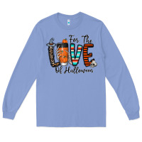 Colony Blue for the love of halloween Long Sleeve Tee - CowhideDigitalArt