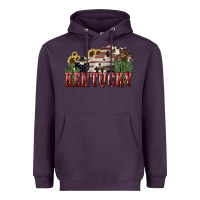Plum kentucky Heavyweight Hoodie - NancyCooperArtShop
