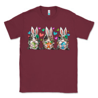 Burgundy western bunny gnome Classic Tee - RacoonDesign