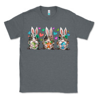 Charcoal Heather western bunny gnome Classic Tee - RacoonDesign