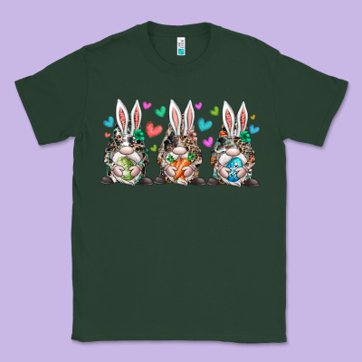 Western Bunny Gnome Classic Tee Designed By Racoondesign