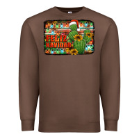 Chestnut feliz navidad merry christmas cactus Premium Sweatshirt - Jasminsmagicworld