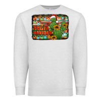 Oatmeal Heather feliz navidad merry christmas cactus Premium Sweatshirt - Jasminsmagicworld