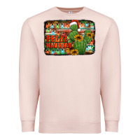 Pale Pink feliz navidad merry christmas cactus Premium Sweatshirt - Jasminsmagicworld