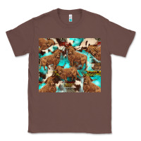 Chestnut astec cowhide highlands cow Classic Tee - BarkalooDesign