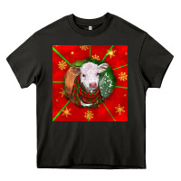 Asphalt christmas hereford calf Heavy Core Tee - LillyAllenDesigns