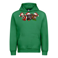 Emerald christmas heifers Urban Hoodie - LillyAllenDesigns