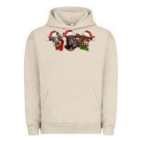 Pigment French Oak christmas heifers Urban Hoodie - LillyAllenDesigns