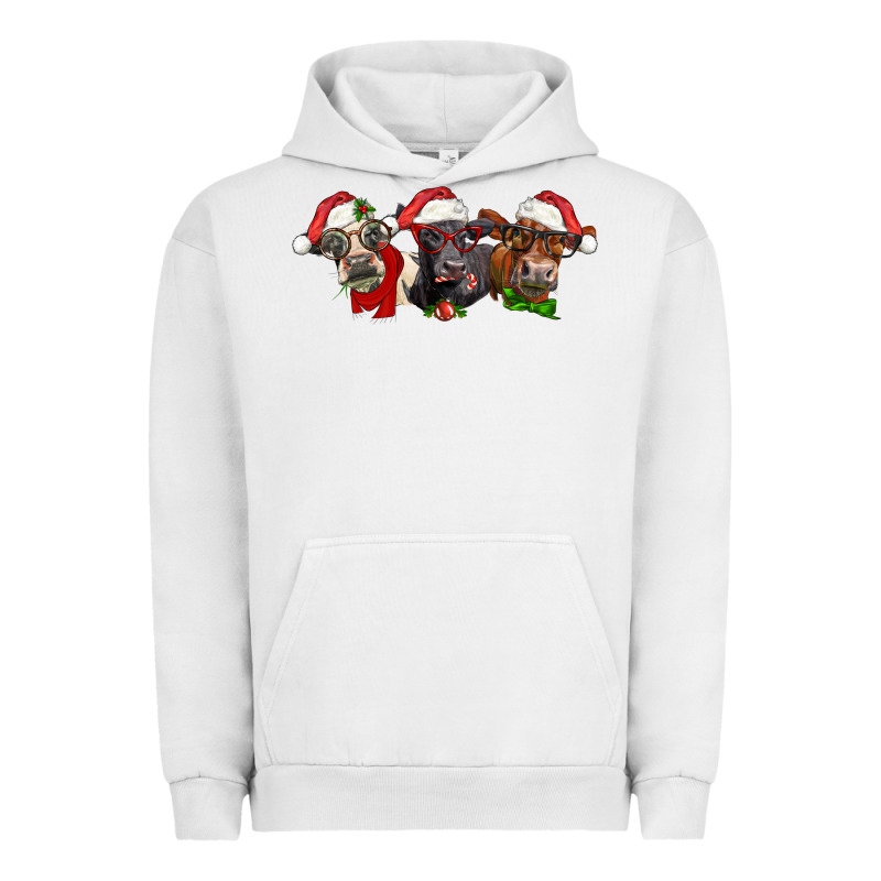 Christmas Heifers Urban Hoodie by LillyAllenDesigns | Teevron