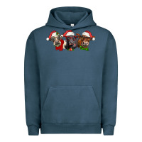 Pigment Midnight Navy christmas heifers Urban Hoodie - LillyAllenDesigns