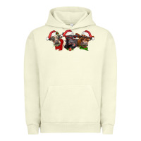 Pigment Pistachio christmas heifers Urban Hoodie - LillyAllenDesigns