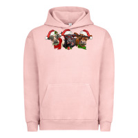 Pigment Salmon christmas heifers Urban Hoodie - LillyAllenDesigns
