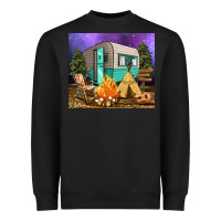 Black camping Heavyweight Sweatshirt - RanaPortraitStore
