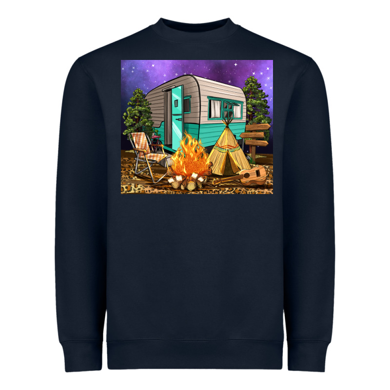 Camping Heavyweight Sweatshirt by RanaPortraitStore | Teevron