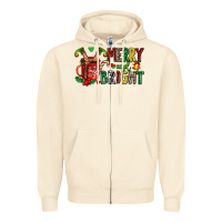 Sandshell merry and bright Zipper Hoodie - AdoDesignShop