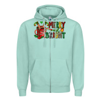 Seafoam merry and bright Zipper Hoodie - AdoDesignShop