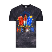 Cloud Black tastes like freedom popsicles billie wilder Vintage Tee - texasbilliewilder