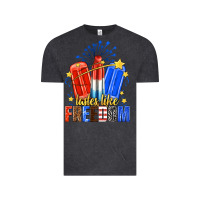 Vintage Black tastes like freedom popsicles billie wilder Vintage Tee - texasbilliewilder
