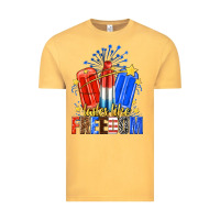 Vintage Mustard tastes like freedom popsicles billie wilder Vintage Tee - texasbilliewilder
