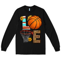 Black western basketball love Long Sleeve Tee - HRA Design Shop