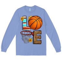 Colony Blue western basketball love Long Sleeve Tee - HRA Design Shop