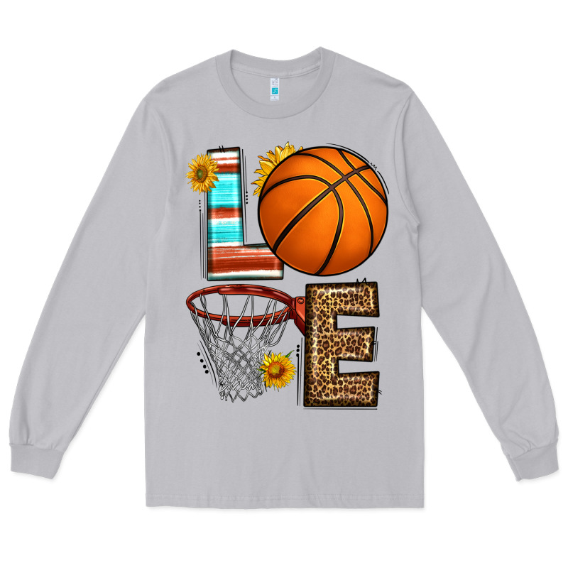 Western Basketball Love Long Sleeve Tee by HRA Design Shop | Teevron