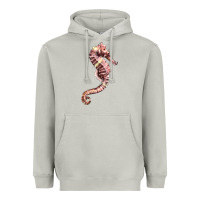 Moon Dust pink seahorse Heavyweight Hoodie - LillyAllenDesigns