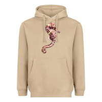 Mushroom pink seahorse Heavyweight Hoodie - LillyAllenDesigns