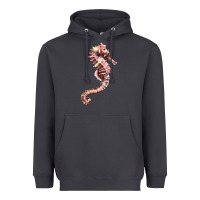 Smoke pink seahorse Heavyweight Hoodie - LillyAllenDesigns