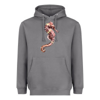 Storm pink seahorse Heavyweight Hoodie - LillyAllenDesigns