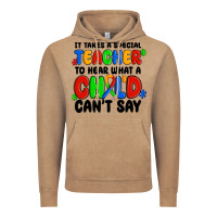 Vintage Coffee it takes a special teacher to hear what a child ca Vintage Hoodie - MaliasSmallBusiness