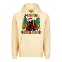 Pina Colada meowy christmas black cat Premium Hoodie - MaliasSmallBusiness