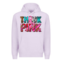 Lilac think pink cancer ribbon Premium Hoodie - AdoDesignShop