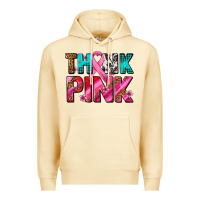 Pina Colada think pink cancer ribbon Premium Hoodie - AdoDesignShop