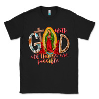 Black With God All Things Are Possible Classic Tee - RacoonDesign