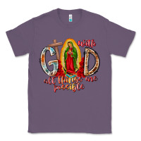 Lavender With God All Things Are Possible Classic Tee - RacoonDesign