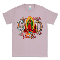Lilac With God All Things Are Possible Classic Tee - RacoonDesign