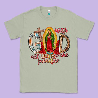 With God All Things Are Possible Classic Tee Designed By Racoondesign