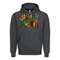 Smoke jingle bell rockin Zipper Hoodie - AdoDesignShop