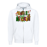 White jingle bell rockin Zipper Hoodie - AdoDesignShop