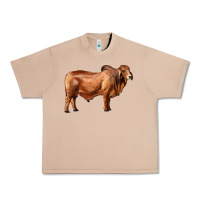 Burro brahman bull Urban Heavy Tee - RanaPortraitStore