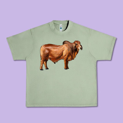 Brahman Bull Urban Heavy Tee Designed By Ranaportraitstore