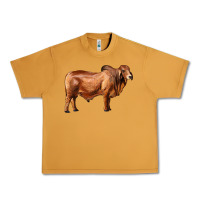 Peanut Butter brahman bull Urban Heavy Tee - RanaPortraitStore