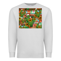 Dove Grey feliz navidad merry christmas cactus tumbler Premium Sweatshirt - Jasminsmagicworld