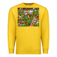 Lemon feliz navidad merry christmas cactus tumbler Premium Sweatshirt - Jasminsmagicworld