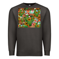 Smoke feliz navidad merry christmas cactus tumbler Premium Sweatshirt - Jasminsmagicworld