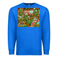 True Royal feliz navidad merry christmas cactus tumbler Premium Sweatshirt - Jasminsmagicworld
