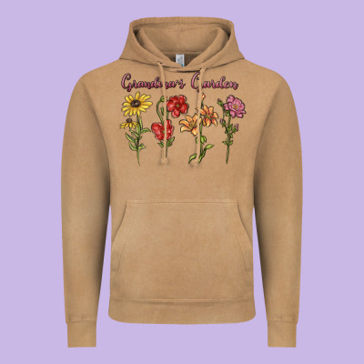 Vintage Hoodie grandma's garden