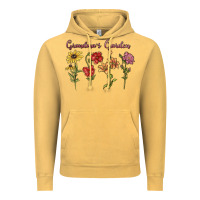 Vintage Mustard grandma's garden Vintage Hoodie - MaliasSmallBusiness