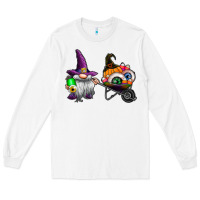 White halloween Long Sleeve Tee - CowhideDigitalArt